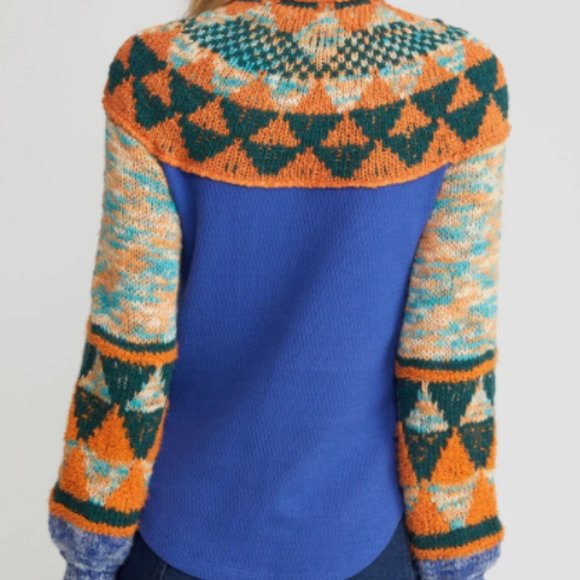 Free People Swit the Small Stuff Mock Neck Sweater - Picture 2 of 10